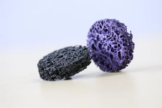 Abrasive Clean & Strip Sanding Disc, Quick Change Disc Purple Black Blue Color