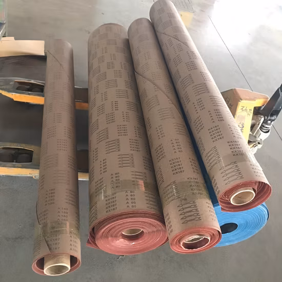 Kx167 Grit 40 60 80 120 Abrasive Cloth Wood Metal Polishing Sanding Jumbo Roll Abrasvie Cloth