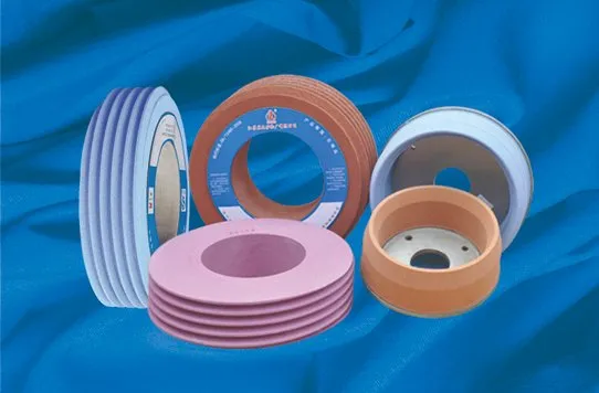 Vitrified Bond Porous Grinding Wheels Black/ Green Silicon Carbide, Resinoid Bonded Abrasives 