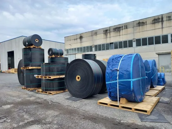 Sand Cement and Fertilizer Plant Logistic Industry Ep Conveyor Belt 