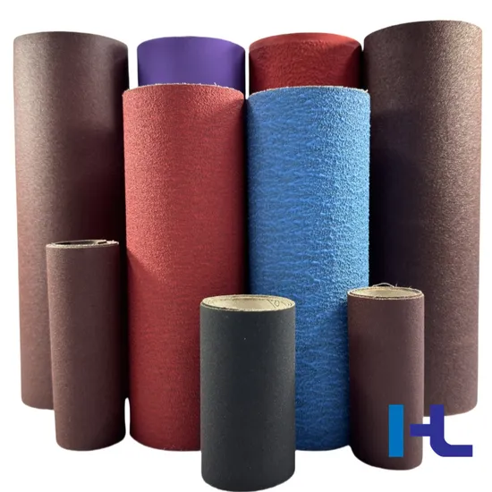 Sand Paper Roll Abrasive Aluminum Cloth 1400 Sandpaper Roll Fine Aluminium Oxide Coated Abrasive Wholesale Sandpaper Roll for Wood, Metal, Textile, MDF 