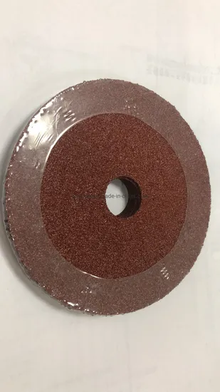 Alumina 5 Inch 125 mm Coated Abrasive Fiber Disc 